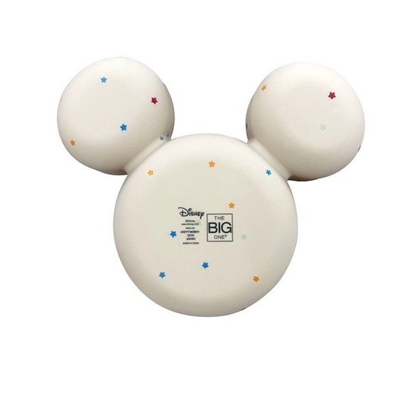 Disney Mickey Mouse Kids Silicone Bowl Mickey Shaped Snack Plate Divided Plate - Picture 4 of 6